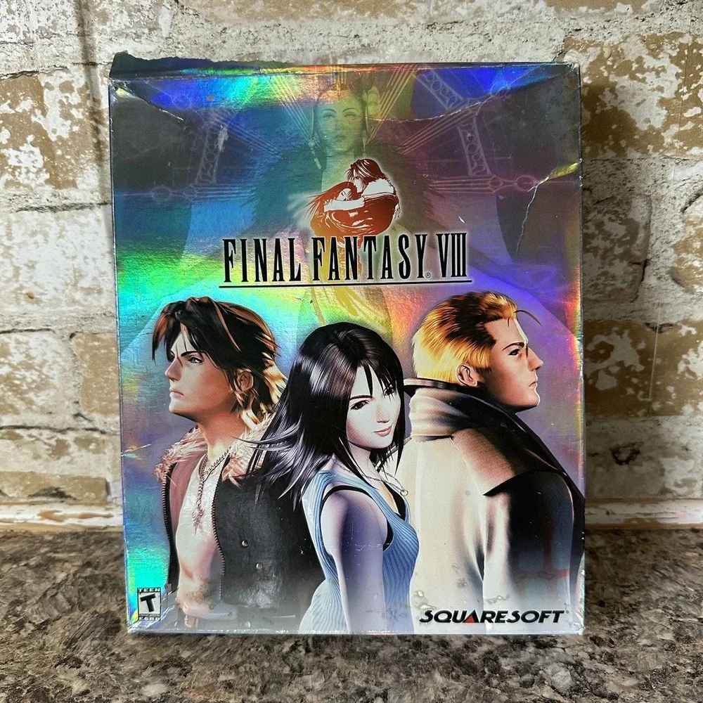 Final Fantasy VIII 8 Squaresoft Windows PC Holofoil Big Box Edition 2000